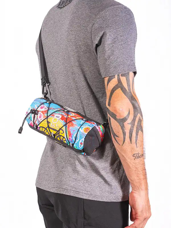 8 Days Blue Handlebar Bag on Model| Cycology AUS