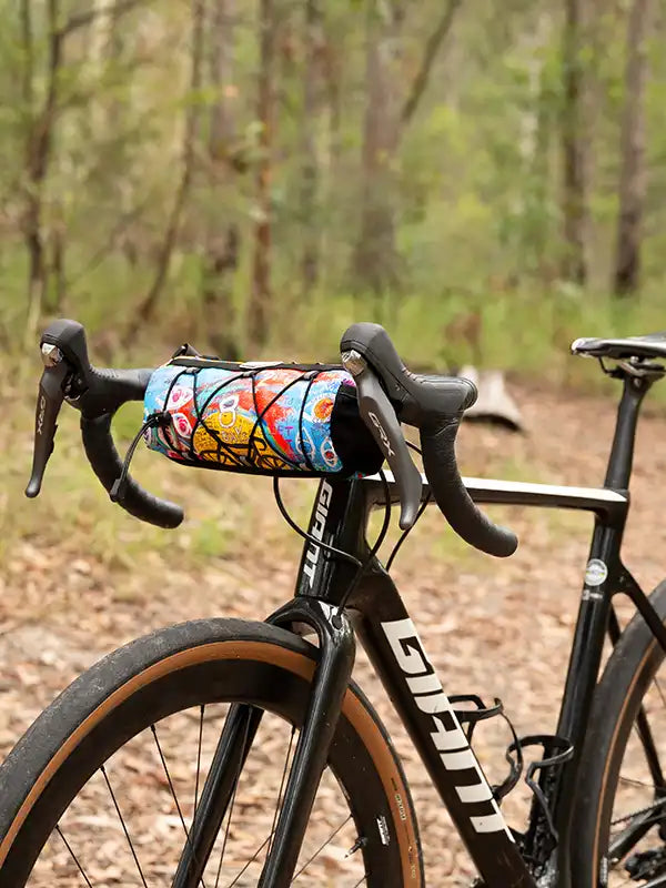 8 Days Blue Handlebar Bag on Handlebar Outside View| Cycology AUS