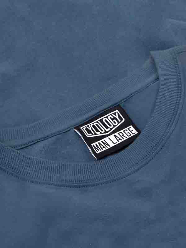 Spontaneity Mens Blue Cycling T-Shirt Neck  | Cycology AUS
