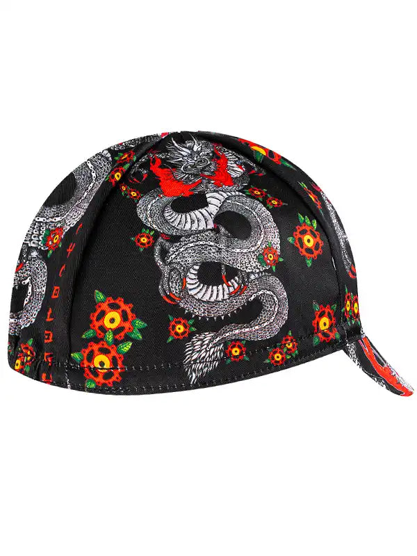 Dragon Black Classic Cycling Cap  Back | Cycology AUS