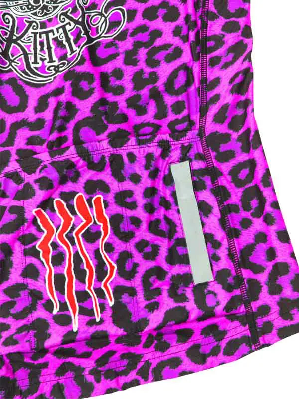 Kitty Pink Women's Cycling Jersey Pocket  | Cycology AUS